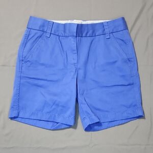 J. Crew Women's Vibrant Blue Bermudas